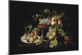 Still Life with Fruit-Severin Roesen-Mounted Giclee Print