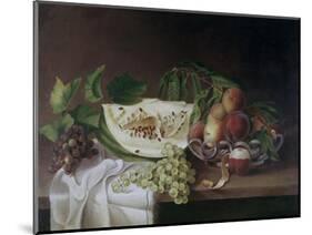 Still Life with Fruit-Charles Willson Peale-Mounted Giclee Print