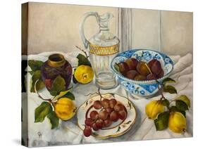 Still Life with Fruit,-Cristiana Angelini-Stretched Canvas