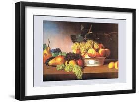 Still Life with Fruit-James Peale-Framed Art Print
