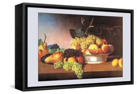 Still Life with Fruit-James Peale-Framed Stretched Canvas