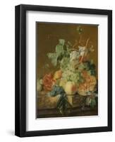 Still Life with Fruit-Jan van Huysum-Framed Art Print