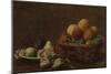 Still Life with Fruit-Henri Fantin-Latour-Mounted Art Print