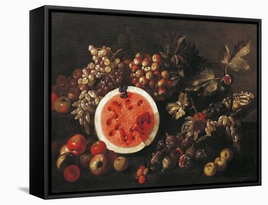 Still Life with Fruit-Giuseppe Recco-Framed Stretched Canvas