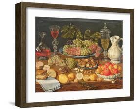 Still Life with Fruit-null-Framed Giclee Print