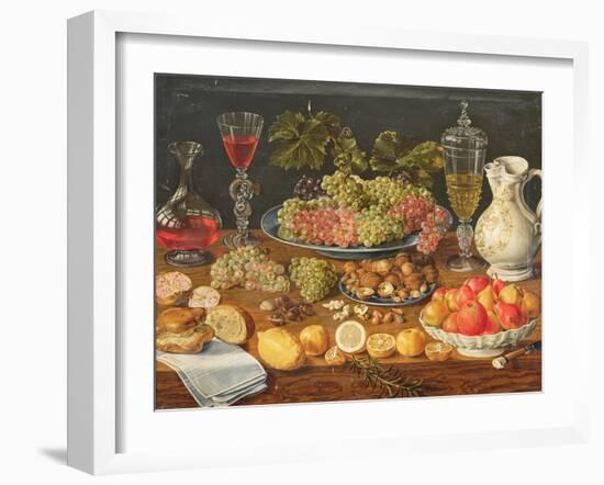 Still Life with Fruit-null-Framed Giclee Print