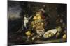 Still Life with Fruits and Monkeys-Frans Snyders-Mounted Premium Giclee Print