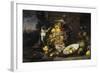 Still Life with Fruits and Monkeys-Frans Snyders-Framed Giclee Print