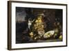 Still Life with Fruits and Monkeys-Frans Snyders-Framed Giclee Print