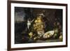 Still Life with Fruits and Monkeys-Frans Snyders-Framed Giclee Print