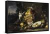 Still Life with Fruits and Monkeys-Frans Snyders-Framed Stretched Canvas