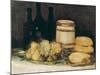 Still-Life with Fruits, Bottles and Loaves of Bread-Suzanne Valadon-Mounted Giclee Print