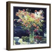 Still Life with Fruits-Malva-Framed Giclee Print