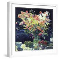 Still Life with Fruits-Malva-Framed Giclee Print