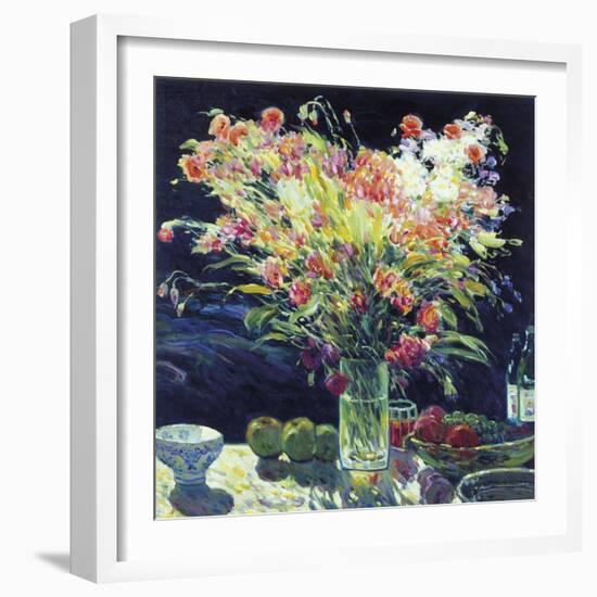 Still Life with Fruits-Malva-Framed Giclee Print