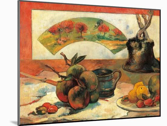 Still Life with Fruits-Paul Gauguin-Mounted Art Print