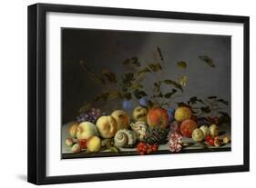 Still Life with Fruits-Balthasar van der Ast-Framed Premium Giclee Print