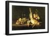 Still Life with Game and Fruit-Luis Menendez Or Melendez-Framed Giclee Print