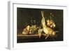 Still Life with Game and Fruit-Luis Menendez Or Melendez-Framed Giclee Print