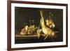 Still Life with Game and Fruit-Luis Menendez Or Melendez-Framed Giclee Print