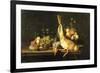 Still Life with Game and Fruit-Luis Menendez Or Melendez-Framed Giclee Print