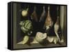 Still Life with Game Fowl, 1600-03-Juan Sanchez Cotan-Framed Stretched Canvas