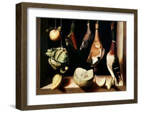 Still-Life with Game Fowl, 1600-1603-Juan Sanchez Cotan-Framed Giclee Print