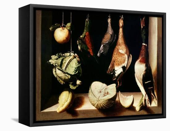 Still-Life with Game Fowl, 1600-1603-Juan Sanchez Cotan-Framed Stretched Canvas