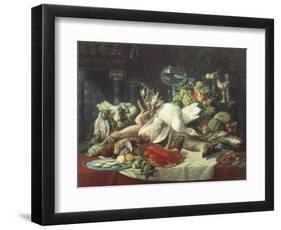 Still Life with Game-Lucas Schaefels-Framed Giclee Print