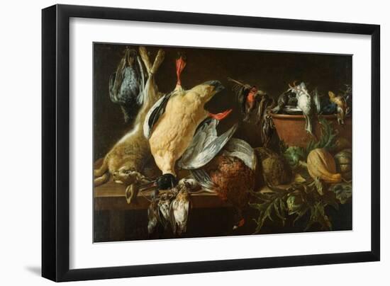 Still Life With Games And Vegetables-Adriaen van Utrecht-Framed Giclee Print