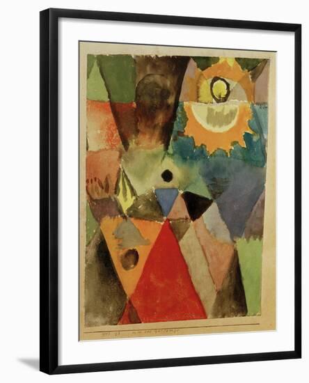 Still Life with Gas Lamp-Paul Klee-Framed Giclee Print
