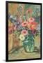 Still Life with Gergera Daisies-null-Framed Art Print