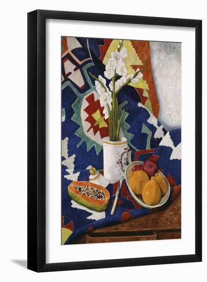 Still Life with Gladioli, 1995-Pedro Diego Alvarado-Framed Giclee Print