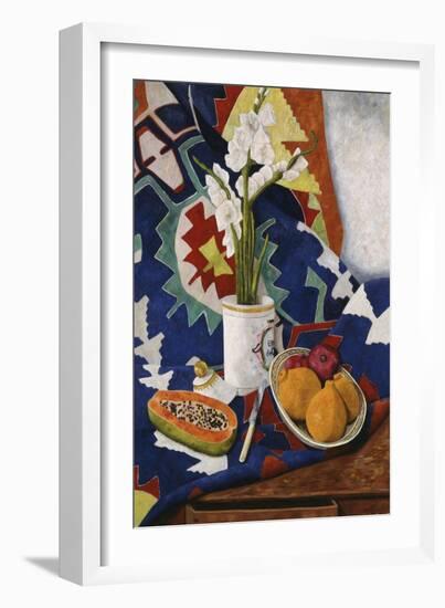 Still Life with Gladioli, 1995-Pedro Diego Alvarado-Framed Giclee Print