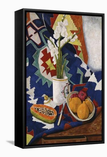 Still Life with Gladioli, 1995-Pedro Diego Alvarado-Framed Stretched Canvas