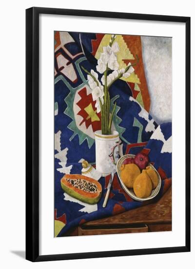 Still Life with Gladioli, 1995-Pedro Diego Alvarado-Framed Giclee Print