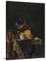 Still Life with Glass and Fruits-Willem Kalf-Stretched Canvas