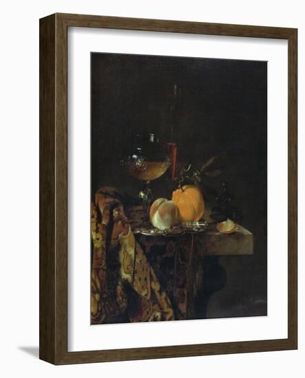 Still Life with Glass and Fruits-Willem Kalf-Framed Giclee Print