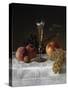 Still Life with Glass of Champagne-Filipo Or Frederico Bartolini-Stretched Canvas