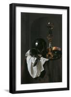 Still Life with Glass of Wine and Pewter Jug-Jan Jansz Treck-Framed Giclee Print