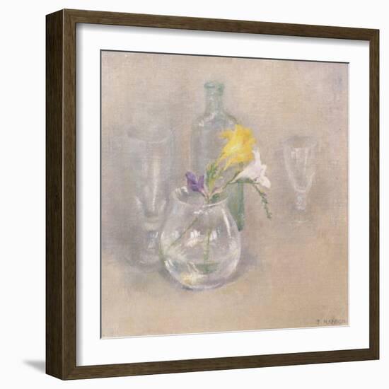 Still Life with Glass-Joyce Haddon-Framed Giclee Print