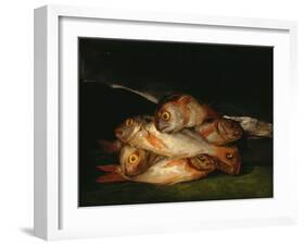 Still Life With Golden Bream-Francisco de Goya-Framed Giclee Print