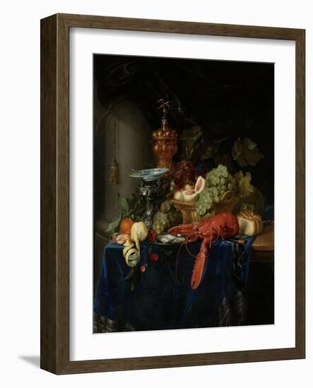 Still Life with Golden Goblet-Pieter De Ring-Framed Art Print