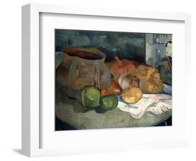 Still-Life with Gourds, 1889-Paul Gauguin-Framed Giclee Print