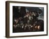 Still Life with Grapes, 17th Century-Michelangelo Pace del Campidoglio-Framed Giclee Print