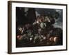 Still Life with Grapes, 17th Century-Michelangelo Pace del Campidoglio-Framed Giclee Print