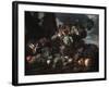 Still Life with Grapes, 17th Century-Michelangelo Pace del Campidoglio-Framed Giclee Print