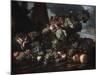 Still Life with Grapes, 17th Century-Michelangelo Pace del Campidoglio-Mounted Giclee Print