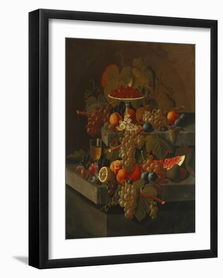 Still Life with Grapes and Fruit-Seymour Joseph Guy-Framed Giclee Print