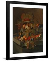 Still Life with Grapes and Fruit-Seymour Joseph Guy-Framed Giclee Print